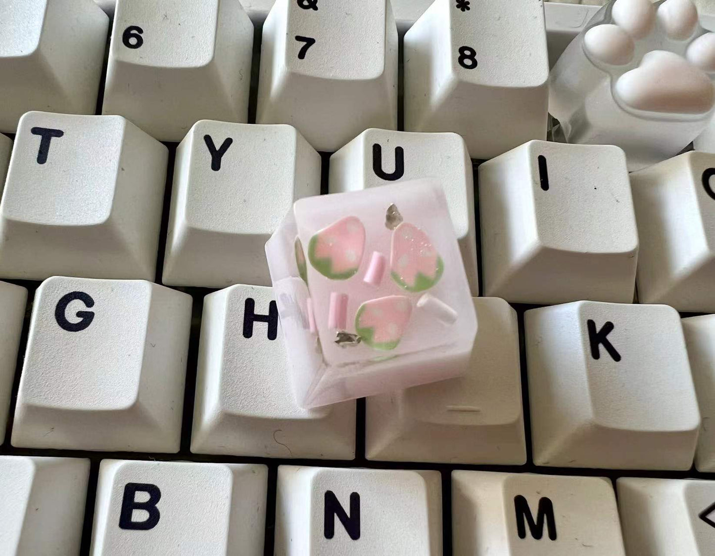 Cute Fun Fruity Keycap Resin