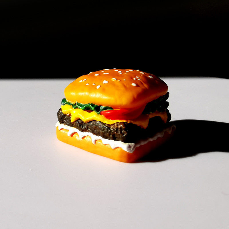 Cute Resin Keycap Burger n Fries Mechanical Keyboard