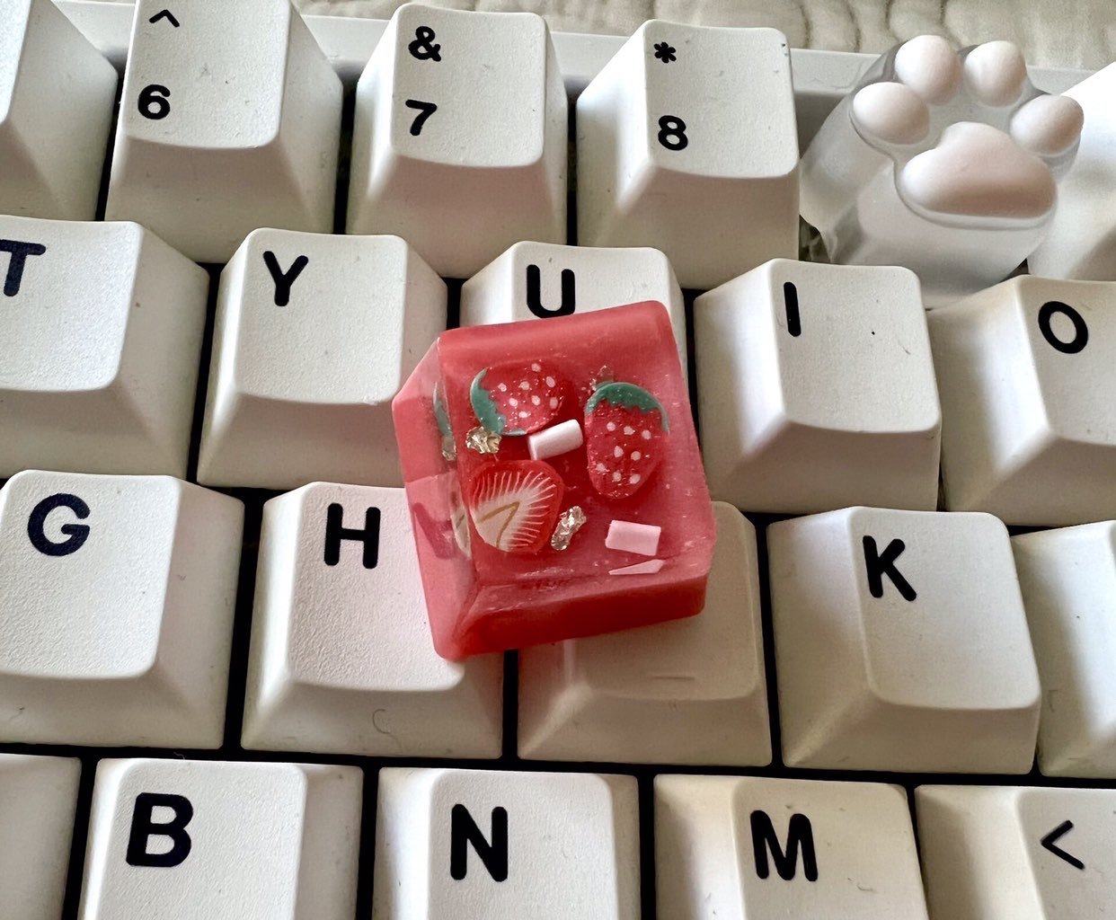 Cute Fun Fruity Keycap Resin