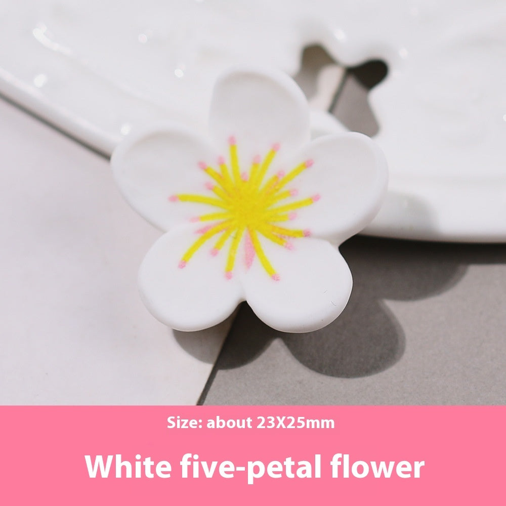 Cream Glue Flower Phone Case Resin Jewelry Accessories