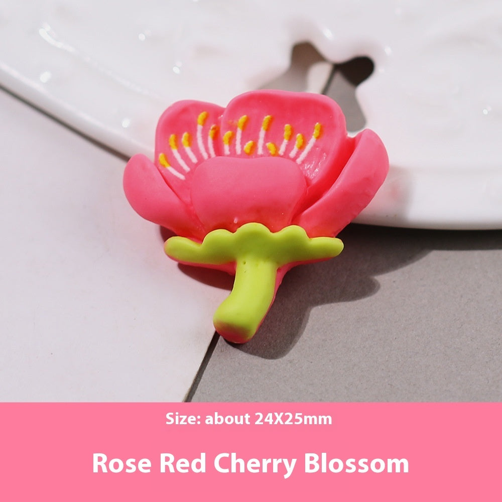 Cream Glue Flower Phone Case Resin Jewelry Accessories